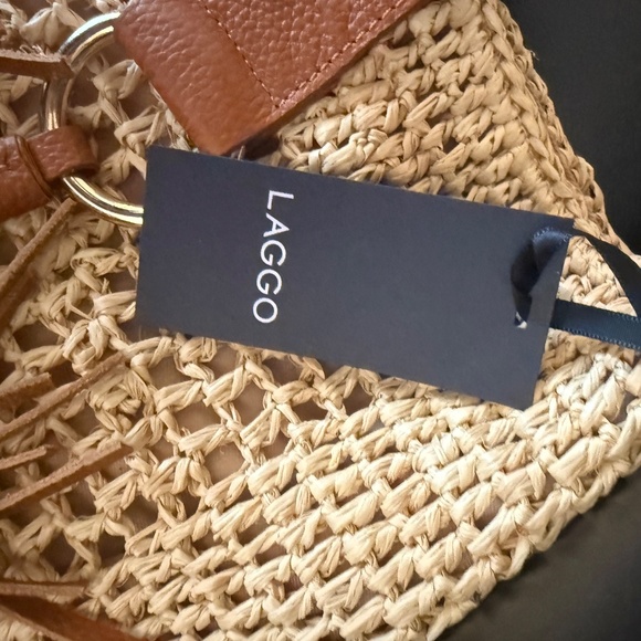 Laggo Raffia Shoulder Bag - Picture 3 of 12